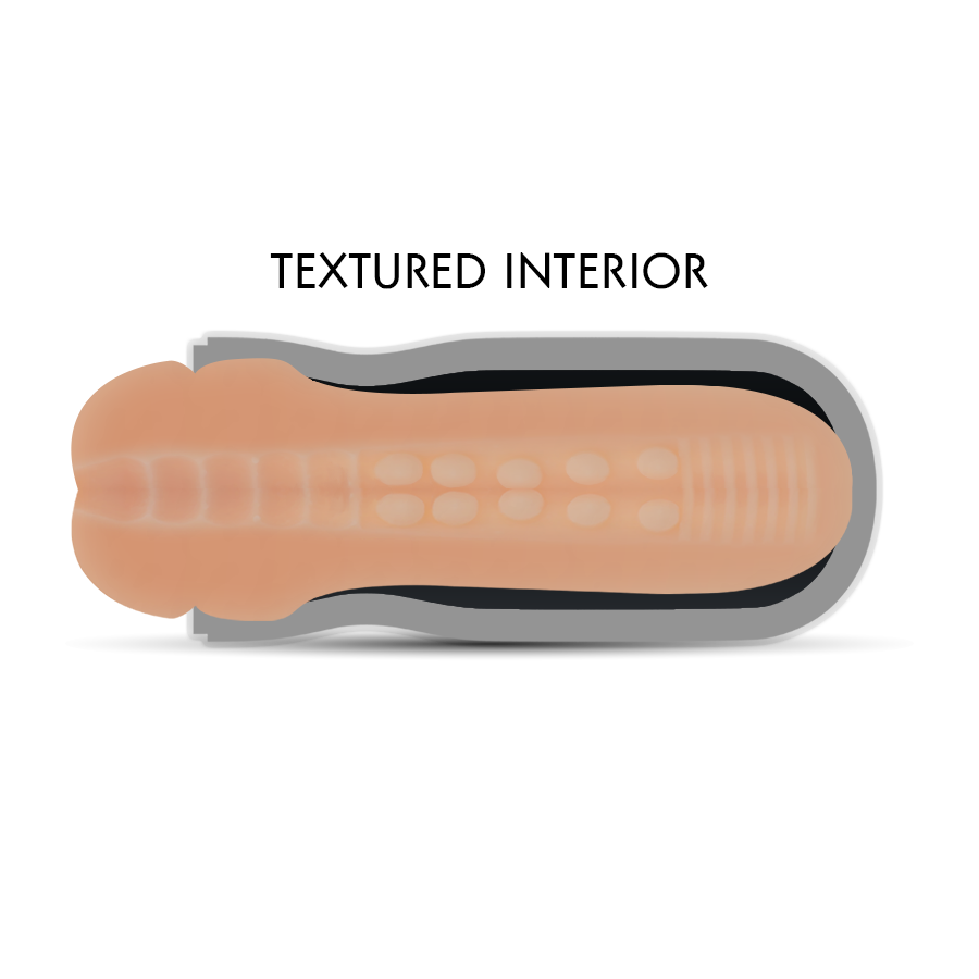Masturbador boca excitante de la marca JAMYJOB, con detalles realistas para una experiencia placentera.