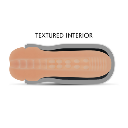 Masturbador boca excitante de la marca JAMYJOB, con detalles realistas para una experiencia placentera.