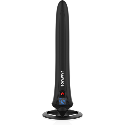Calentador de masturbadores JAMYJOB para uso masculino, con control de temperatura y diseño compacto.