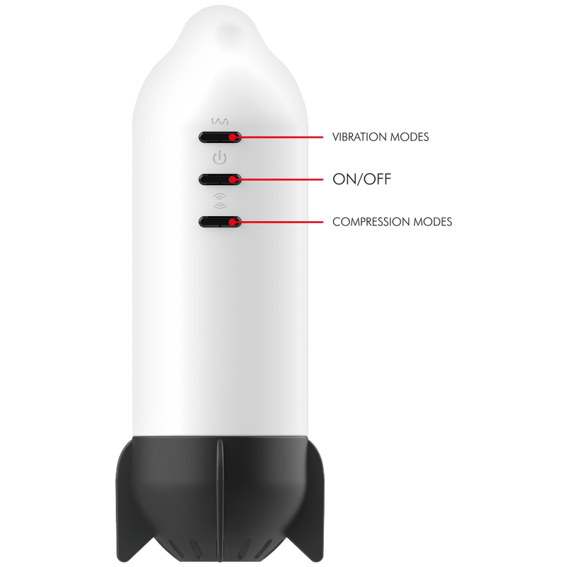 JAMYJOB - ROCKET MASTURBADOR TECNOLOGIA SOFT COMPRESSION I VIBRACIÓ