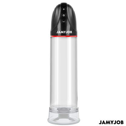 Bomba automática XPAND de JAMYJOB en color gris con 3 niveles de succión para uso personal.
