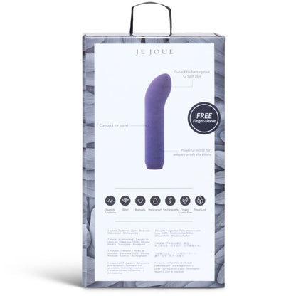 Bala vibradora JE JOUE en color lila para estimulación del punto G, diseñada para placer y diversión íntima.