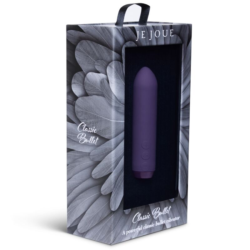 Bala vibradora para estimulación del punto G en color lila de la marca JE JOUE, con diseño compacto y discreto.