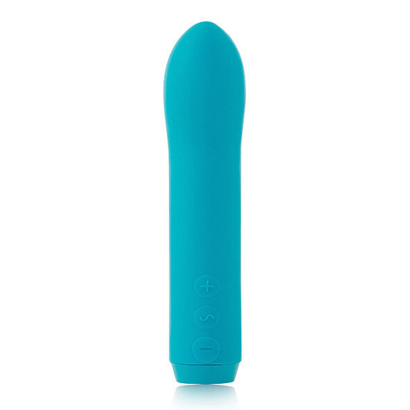 Bala vibradora JE JOUE en color teal para estimulación del punto G, diseñada para placer y sensaciones intensas.
