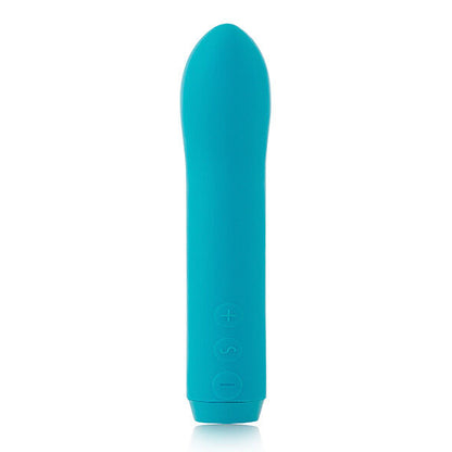 Bala vibradora JE JOUE en color teal para estimulación del punto G, diseñada para placer y sensaciones intensas.