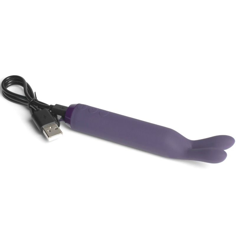 Vibraora en color lila de la marca JE JOUE, con forma de conejo y diseño ergonómico para placer personal.