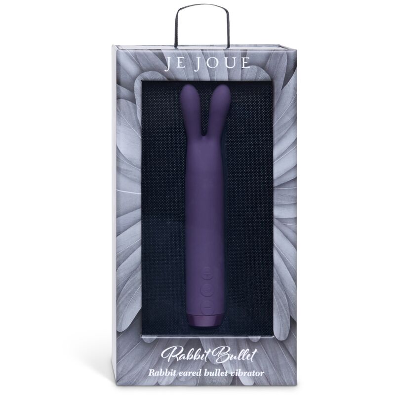 Vibrador rabbit lila de la marca JE JOUE, con forma ergonómica y estimuladora para placer íntimo.