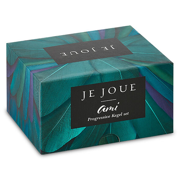 Bolas kegel AMI de JE JOUE en color fucsia, diseñadas para ejercitar y fortalecer los músculos pélvicos.