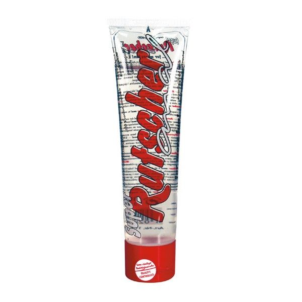 Lubricante anal JOYDIVISION SUPER RUTSCHER en botella de 100 ml, con textura suave y fácil de aplicar.