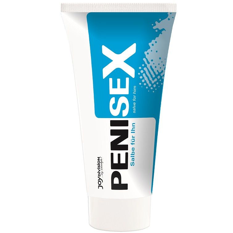 JOYDIVISION EROPHARM Penisex stimulating cream for men in a 50ml tube, displayed against a neutral background.