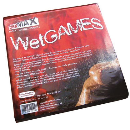 JOYDIVISION SexMAX reusable red plastic sheet, ideal for protecting surfaces during intimate moments.