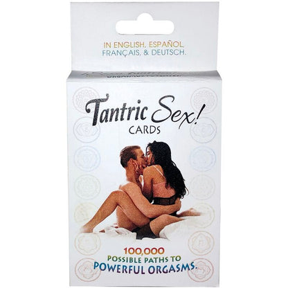 KHEPER GAMES Tantric Sex card game featuring colorful cards and playful designs for adult fun and intimacy.