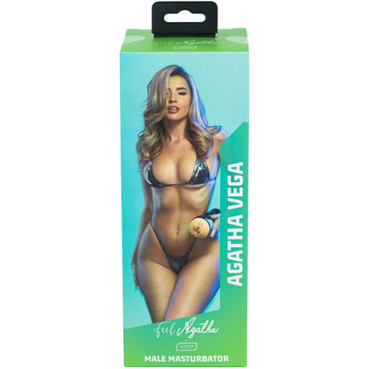 Masturbador KIIROO Feel Agatha Vega de la colección Stars, con textura realista y diseño ergonómico para placer.