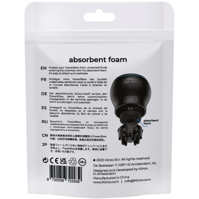 KIIROO - POWER BLOW ESCUMA ABSORBENT DE RESPOST 5 UNITATS