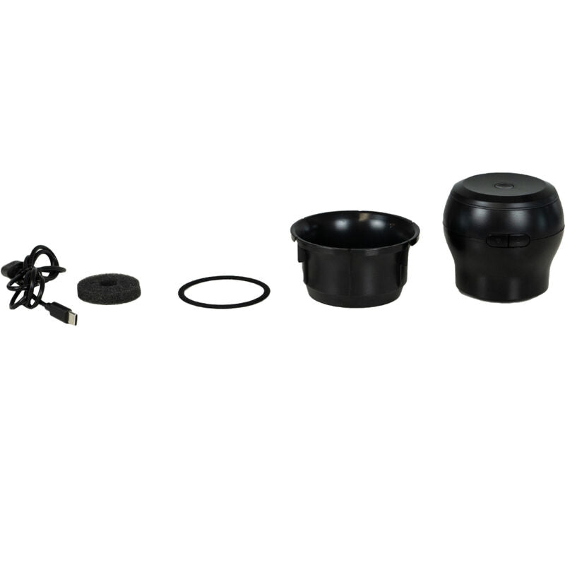 Dispositivo de succión interactivo KIIROO PowerBlow con diseño innovador y control ajustable, visible en la imagen.