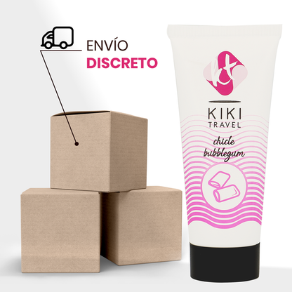 KIKÍ TRAVEL - BUBBLEGUM FLAVOR LUBRICANT 50 ML