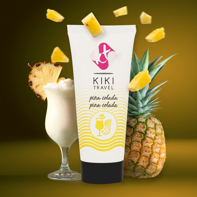KIKÍ TRAVEL - PINA COLADA FLAVOR LUBRICANT 50 ML