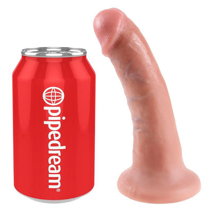 Pene natural KING COCK de 15.2 cm, realista y de alta calidad, para uso íntimo y placer.
