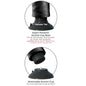 KING COCK - DILDO VIBRADOR CON TESTÍCULOS 23 CM NEGRO