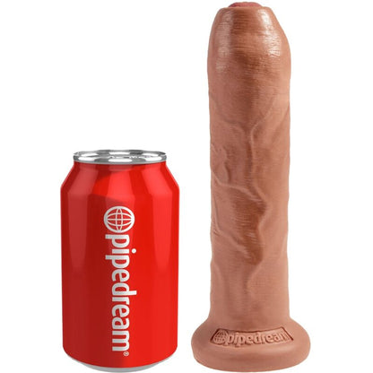 KING COCK - PENIS REALÍSTIC AMB PREPUCI 17.8 CM CARAMEL
