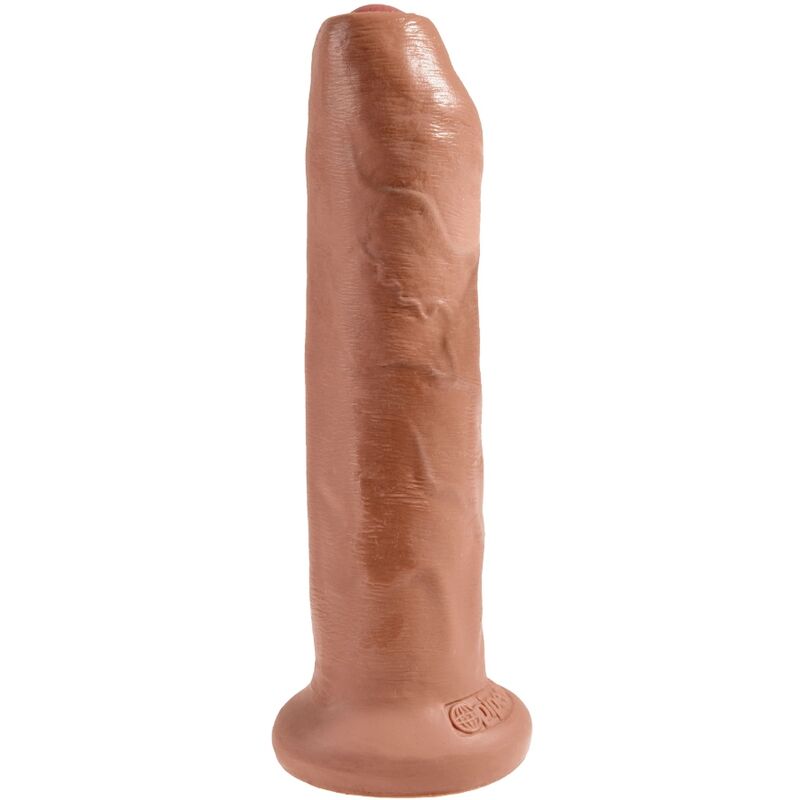 KING COCK - PENIS REALÍSTIC AMB PREPUCI 17.8 CM CARAMEL