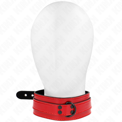 KINK - ADJUSTABLE WINE RED COLLAR 37.5-49.5 CM X 5 CM