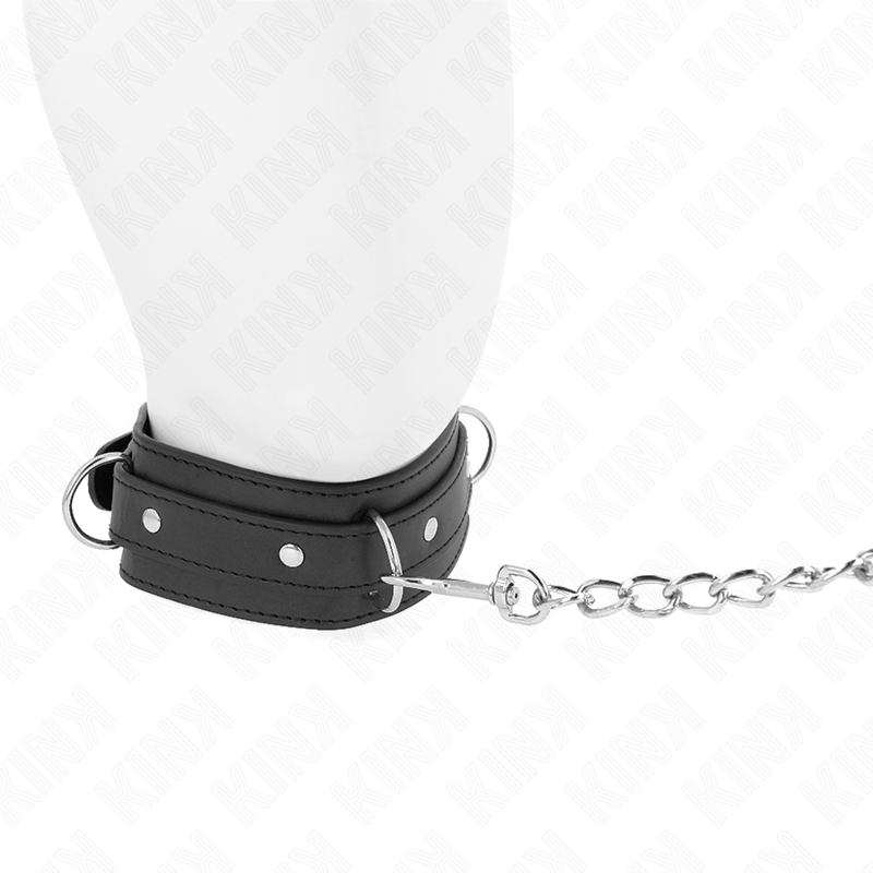 KINK - COLLAR AMB CORRETJA 65 CM 3 ANELLS MODEL 1 AJUSTABLE 38-49 CM X 5 CM