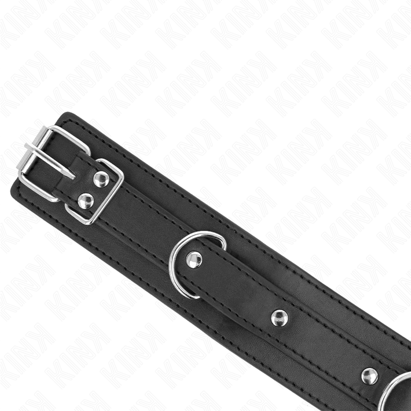 KINK - COLLAR AMB CORRETJA 65 CM 3 ANELLS MODEL 1 AJUSTABLE 38-49 CM X 5 CM