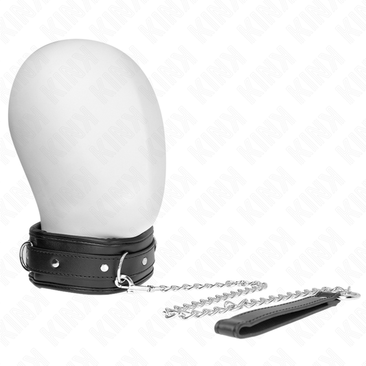 KINK - COLLAR WITH SPONGE STRAP IMITATION LEATHER MODEL 3 ADJUSTABLE 37-54 CM X 3 CM