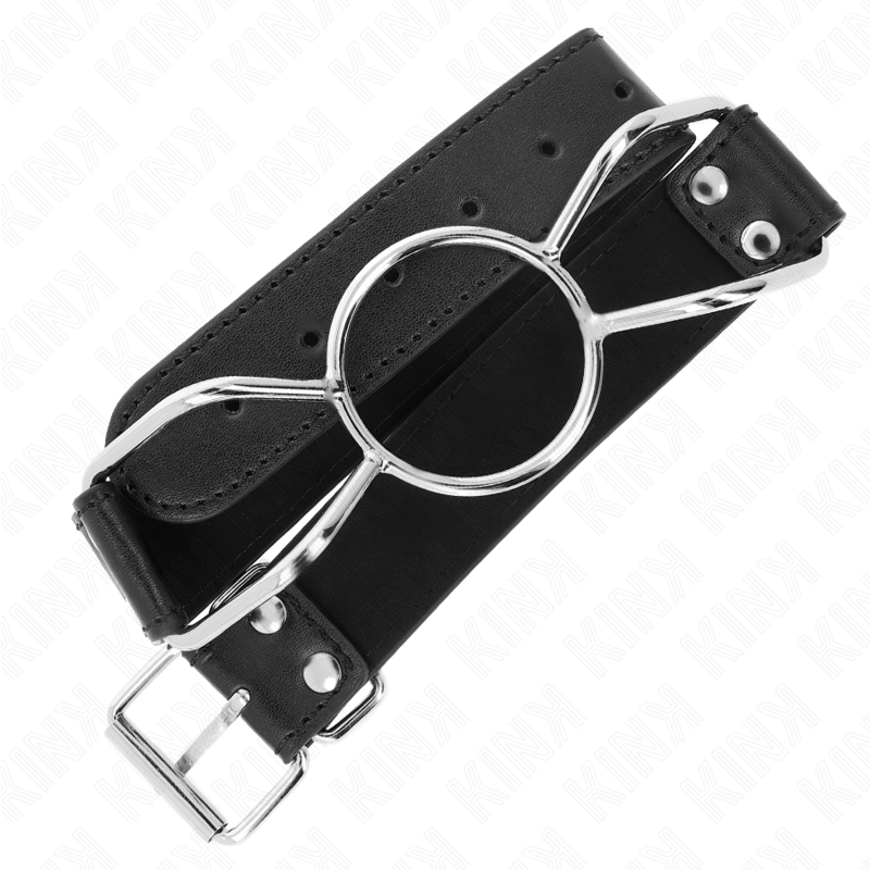 KINK Boca de Araña gag, 60 x 3 cm, with a spider design, size L, featuring a soft finish and adjustable straps.