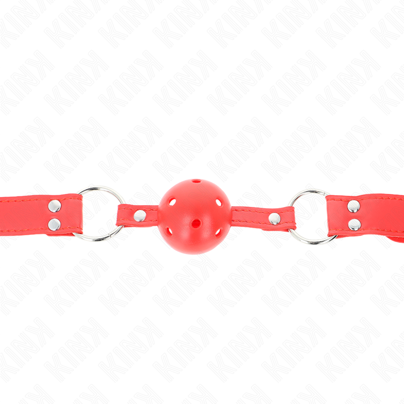KINK - MORDASSA DE BOLA 4.5 CM DURA BUIDA VERMELL COMPLETA 62 x 2 CM
