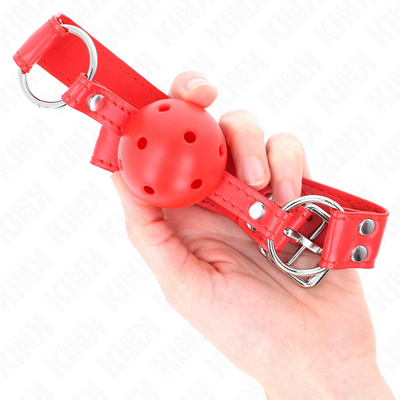 KINK - MORDASSA DE BOLA 4.5 CM DURA BUIDA VERMELL COMPLETA 62 x 2 CM