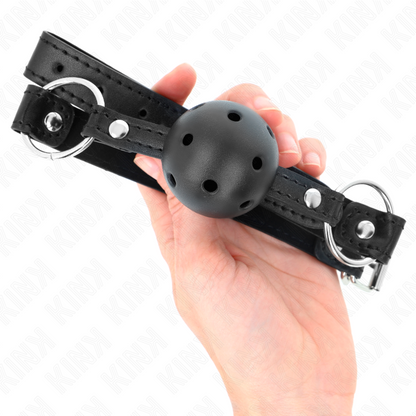 KINK - 4.5 CM BLACK HARD HOLLOW BALL CLAMP MODEL 1 63.5 X 2 CM