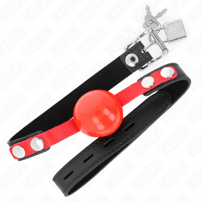 KINK - MORDASSA DE BOLA 4 CM SUAU DE TPE MODEL 4 60 x 2 CM AJUSTABLE 37-52 CM