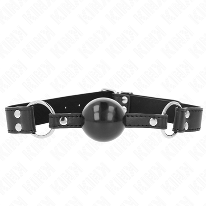 KINK - MORDASSA DE BOLA 4 CM SUAU I SÒLIDA AMB CORRETJA DE POLIPEL 62 x 2.5 CM AJUSTABLE 42-58 CM