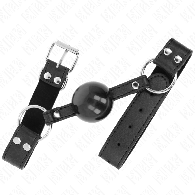 KINK - MORDASSA DE BOLA 4 CM SUAU I SÒLIDA AMB CORRETJA DE POLIPEL 62 x 2.5 CM AJUSTABLE 42-58 CM