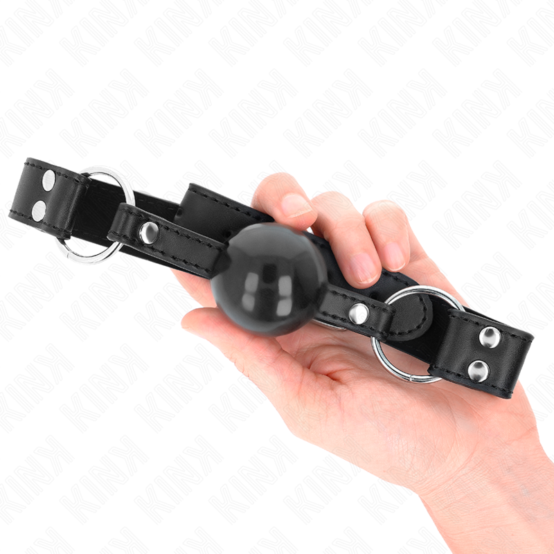KINK - MORDASSA DE BOLA 4 CM SUAU I SÒLIDA AMB CORRETJA DE POLIPEL 62 x 2.5 CM AJUSTABLE 42-58 CM