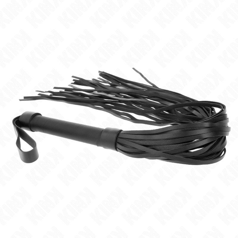 Látigo de piel de oveja de imitación de 60 cm de la marca KINK Impact & Touch, con textura suave y diseño resistente.