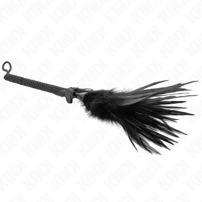 Plumas de cosquilleo para juegos eróticos, pollo juguetón de 35 cm de la marca KINK Impact & Touch.
