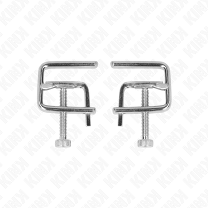 Pinzas para pezones KINK NIPPLE GRIP con tornillo de banco, herramienta de compresión para estimulación sensorial.