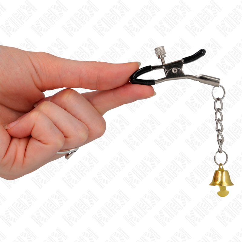 KINK - PINCES PER A PEIXONS AMB PENJANT DE CAMPANA DAURAT 6 CM
