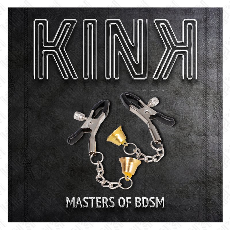 KINK - PINCES PER A PEIXONS AMB PENJANT DE CAMPANA DAURAT 6 CM