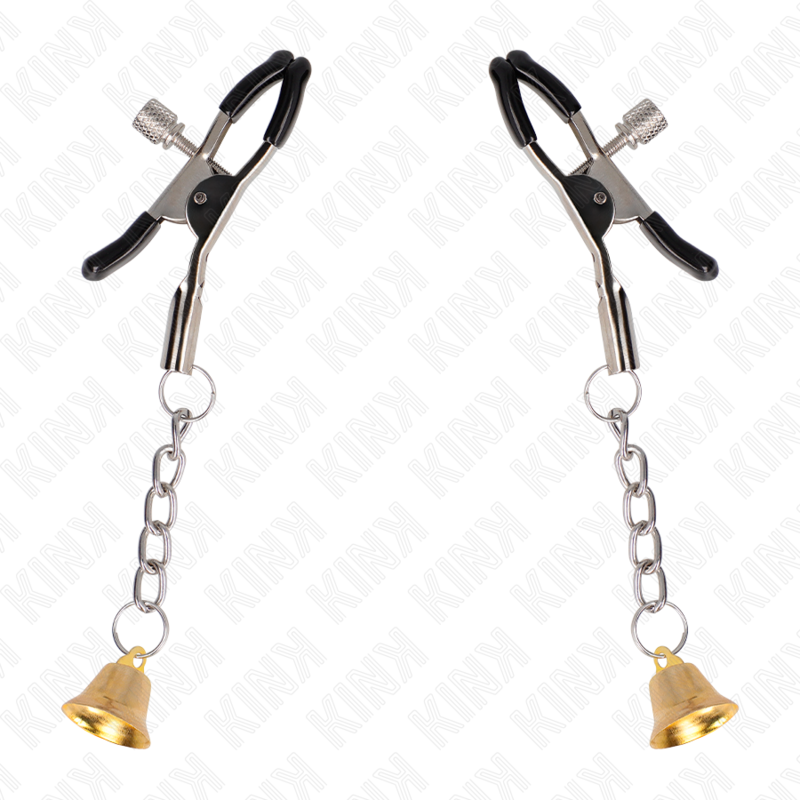 KINK - PINCES PER A PEIXONS AMB PENJANT DE CAMPANA DAURAT 6 CM