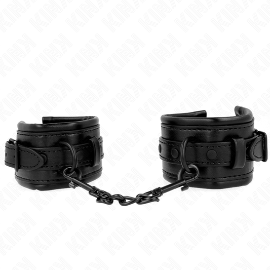 KINK - ADJUSTABLE WRISTBANDS BLACK 20-30 CM X 6 CM