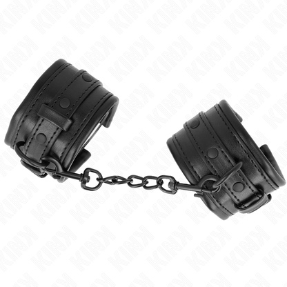 KINK - ADJUSTABLE WRISTBANDS BLACK 20-30 CM X 6 CM