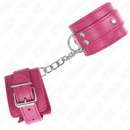 KINK - CANELLERES AMB 3 ANELLES EN D AJUSTABLE ROSA 17.5-25 CM X 6 CM