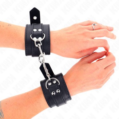 KINK - CANELLERES AMB TAQUELES NEGRE 35 X 6 CM