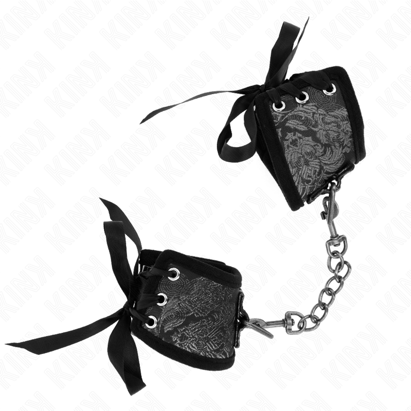 KINK - CANELLERES DISSENY ESCÀNDOL NEGRE DETALL LLAÇ 24.5 CM X 6.5 CM