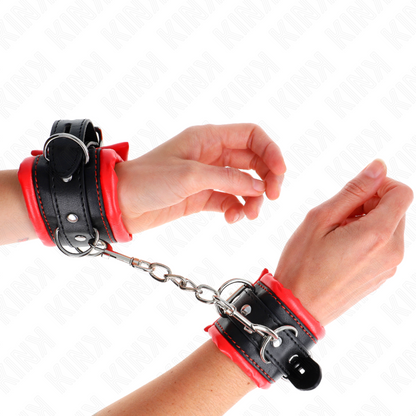 KINK - CANELLERES ESTIL HEAVY FOLRE VERMELL AJUSTABLE 20-30 CM X 6 CM