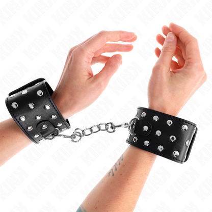 KINK - CANELLERES ESTIL PUNK AJUSTABLE 19-24 CM X 5.5 CM